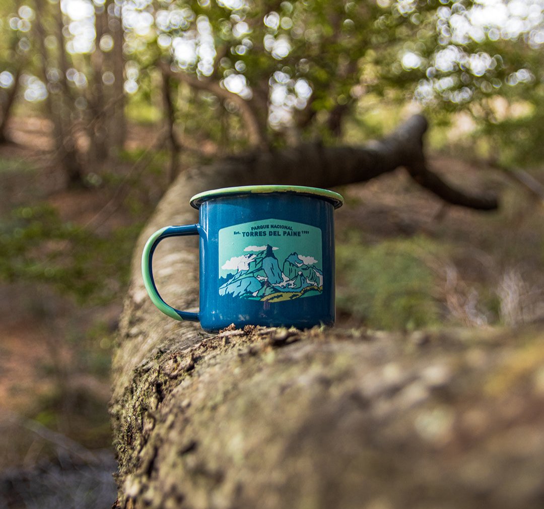 Tazón Mug Acero Esmaltado PN. Torres del Paine 330ml