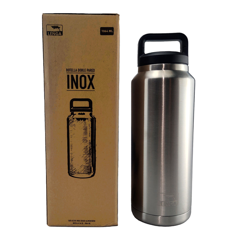 Botella Acero inox Aislamiento De Doble Pared 1064ml