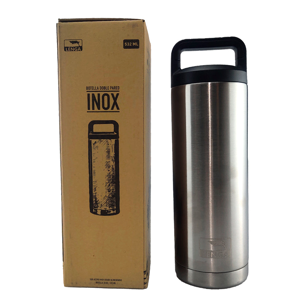 Botella Acero inox Aislamiento De Doble Pared 532ml