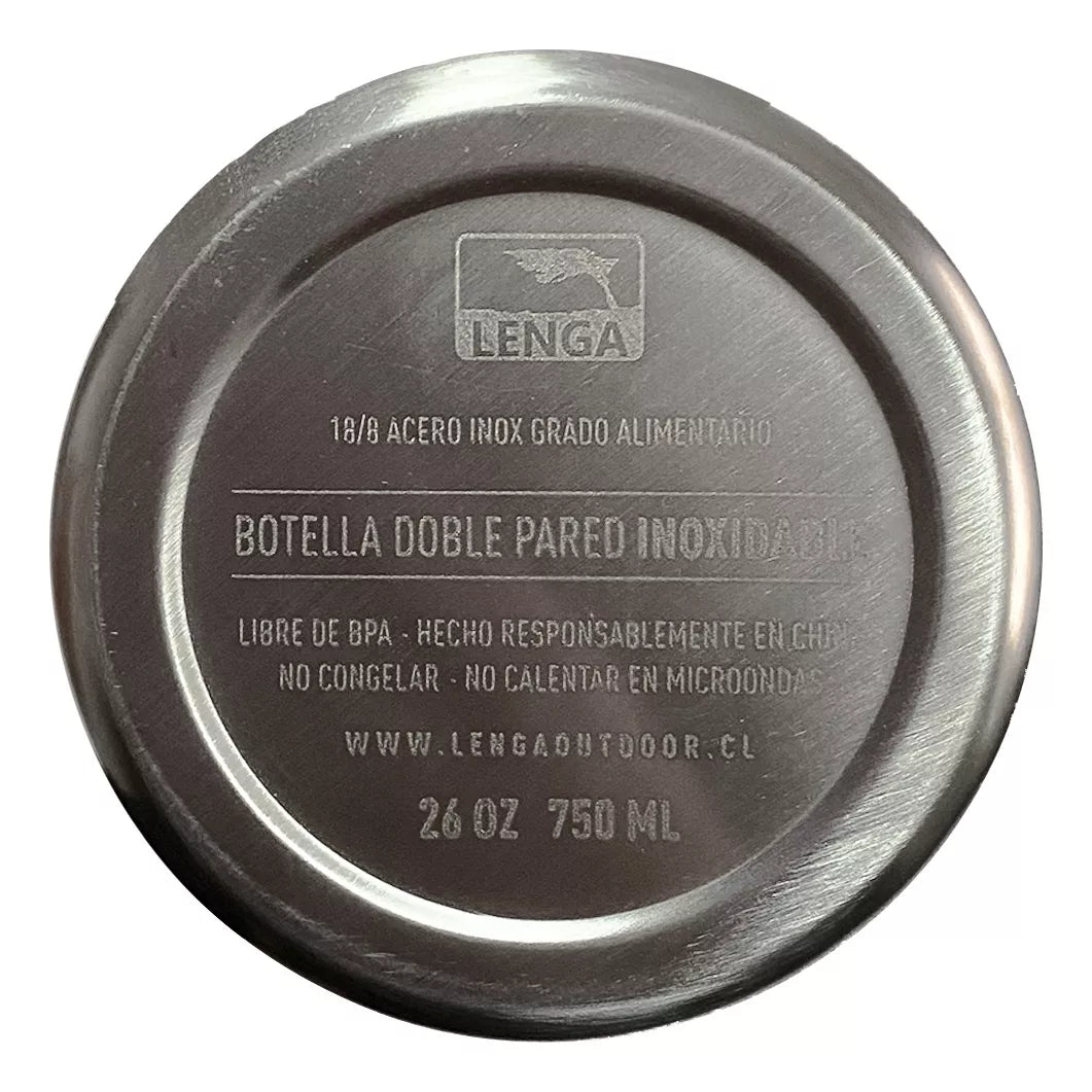 Botella Acero Inox Aislamiento De Doble Pared 750ml