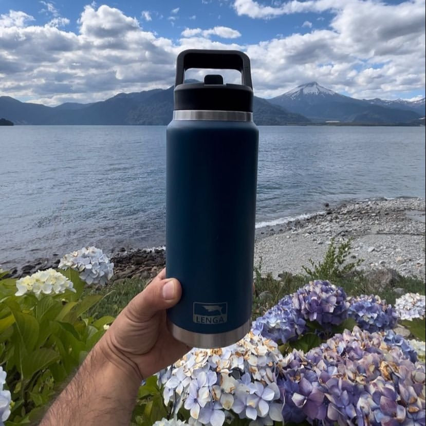 Pack Botella Inox 750ml + Cepillo Limpieza De Botella