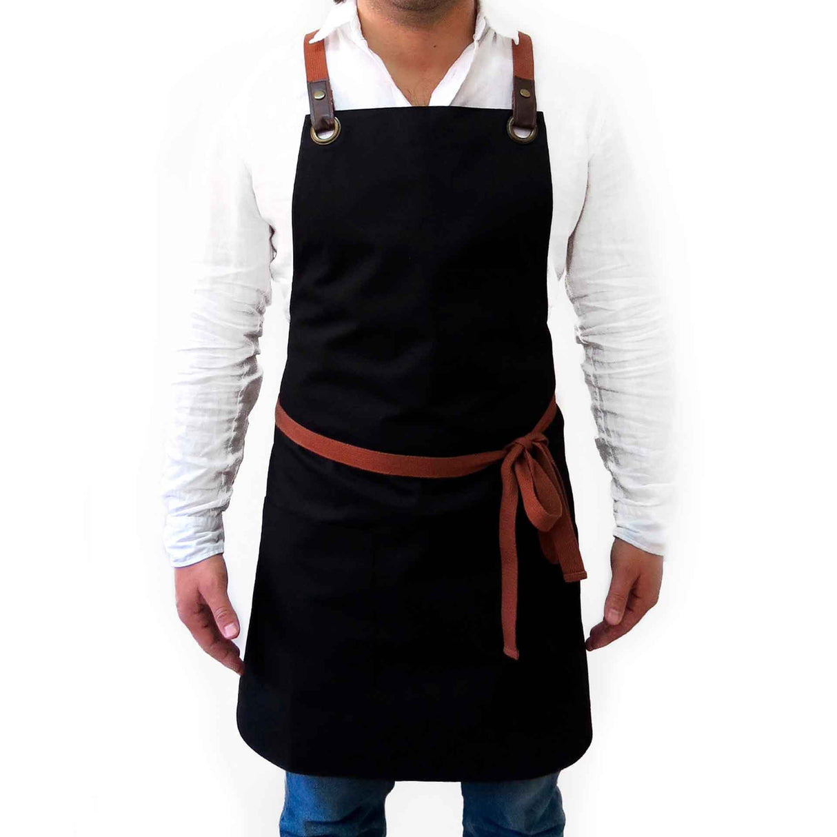 Pechera Canvas modelo Crossback blanco hueso Unisex