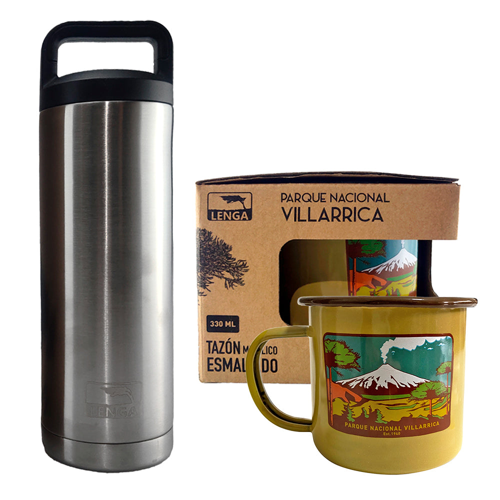 Pack 1 Tazón 330 ml + Botella Inox