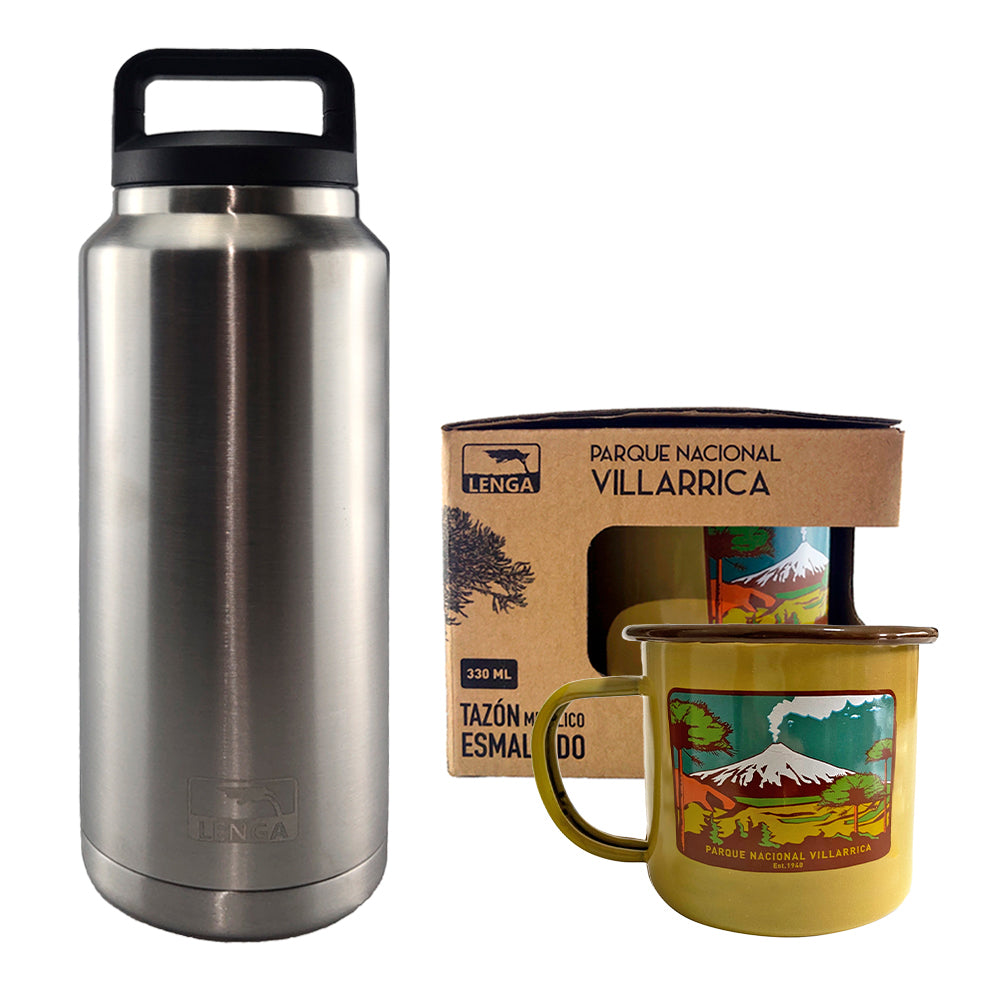 Pack 1 Tazón 330 ml + Botella Inox