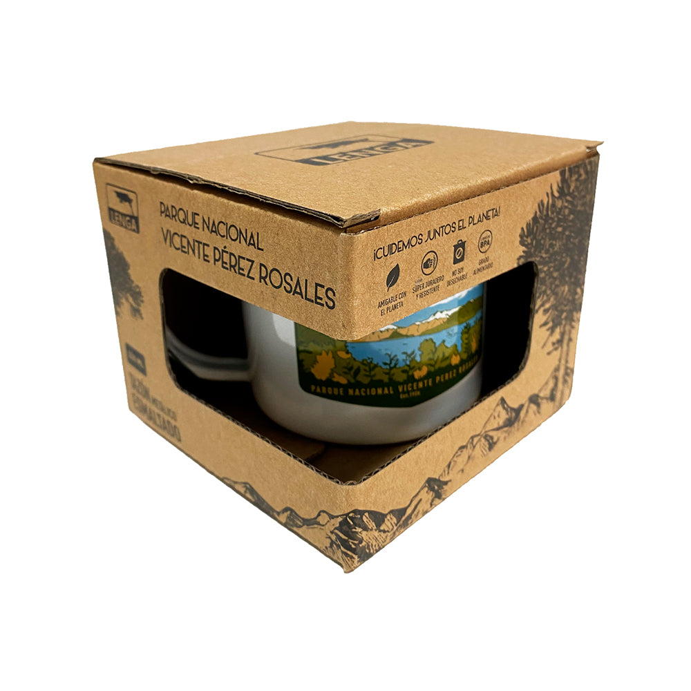 Tazón Mug Acero Esmaltado PN. Vicente Pérez Rosales 330ml