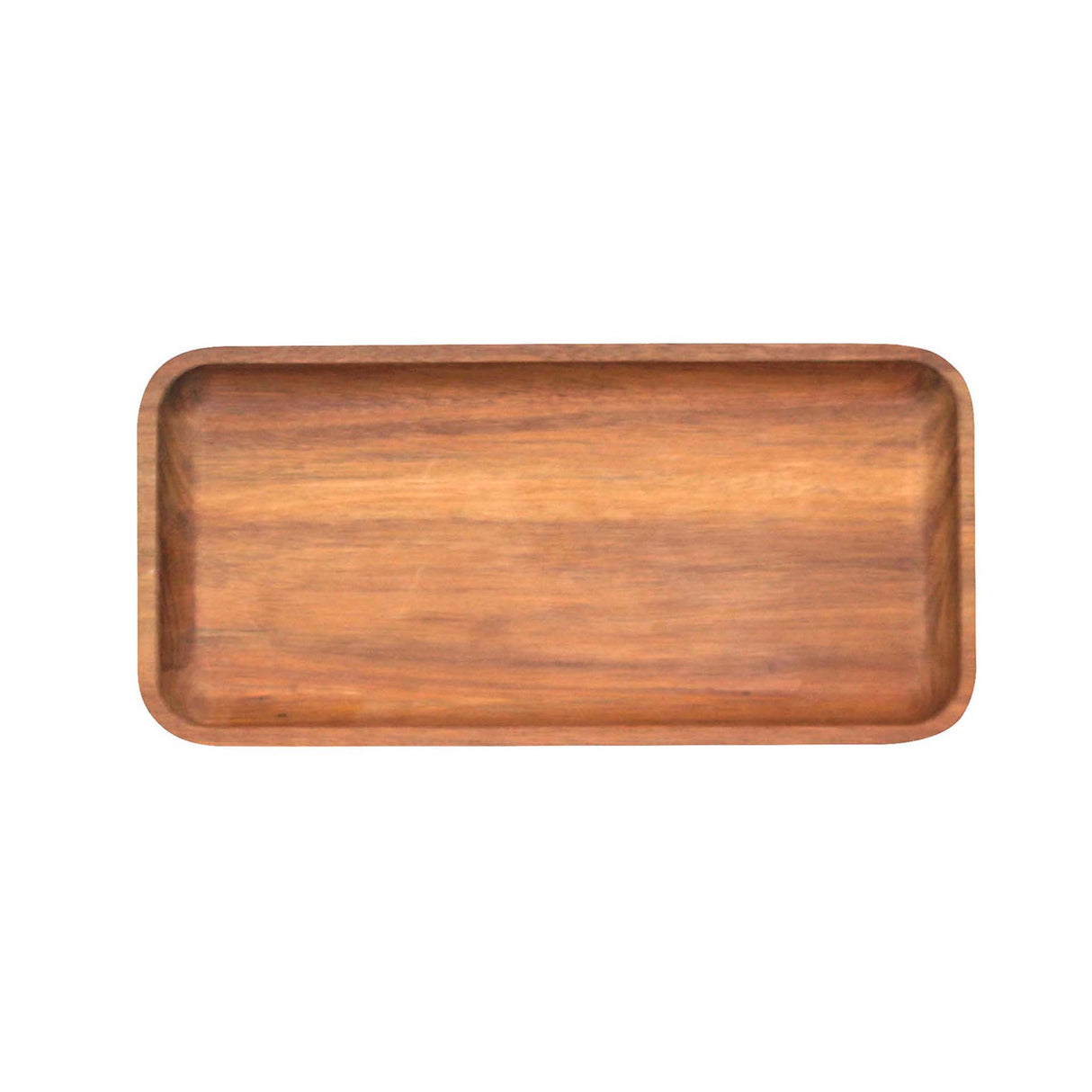 Bandeja rectangular de madera de acacia Kawi. Diseño elegante y funcional, perfecta para aperitivos y más. ¡Compra online y eleva tus presentaciones! Envío a Chile.