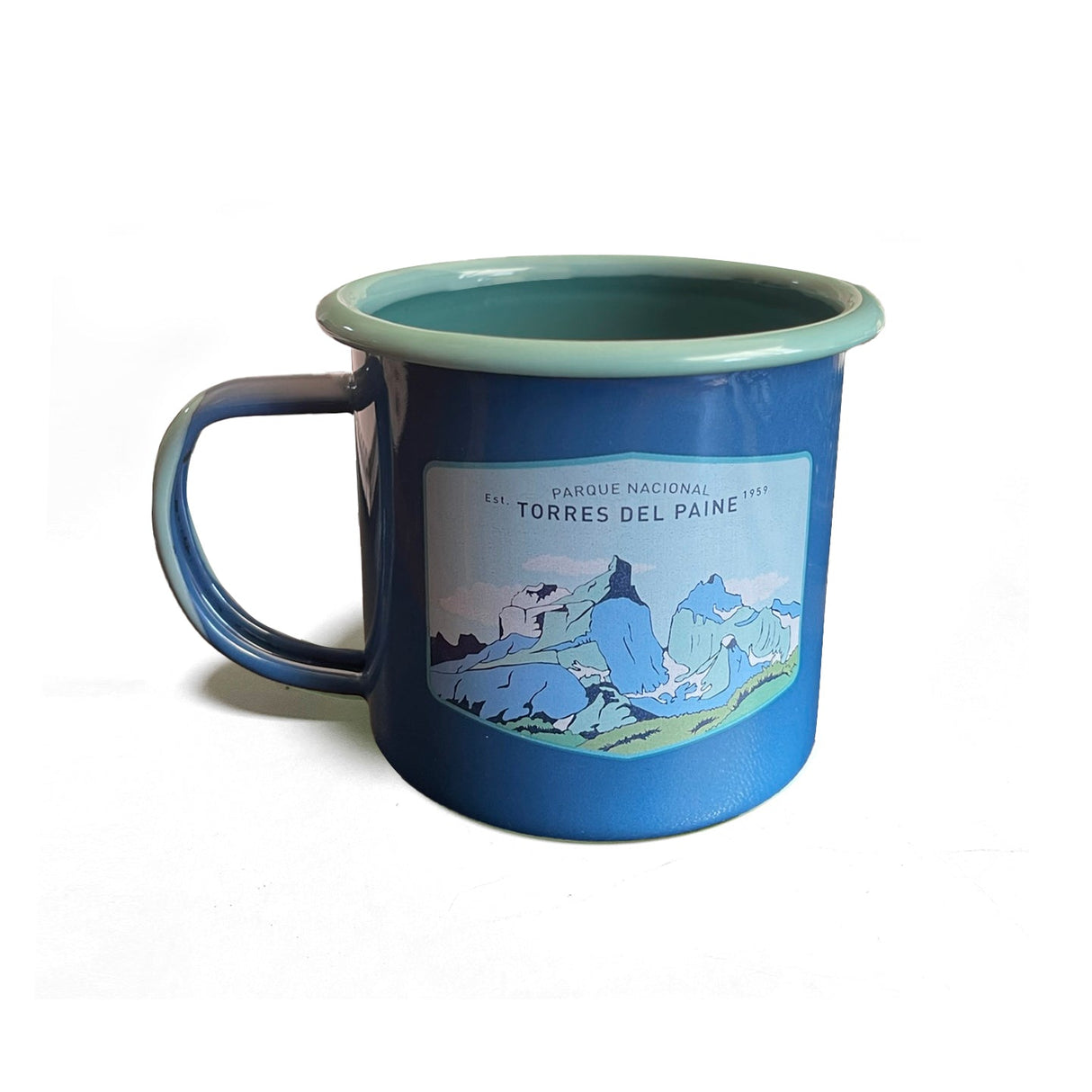 Tazón Mug Acero Esmaltado PN. Torres del Paine 330ml