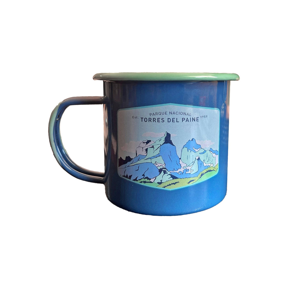 Tazón Mug Acero Esmaltado PN. Torres del Paine 330ml