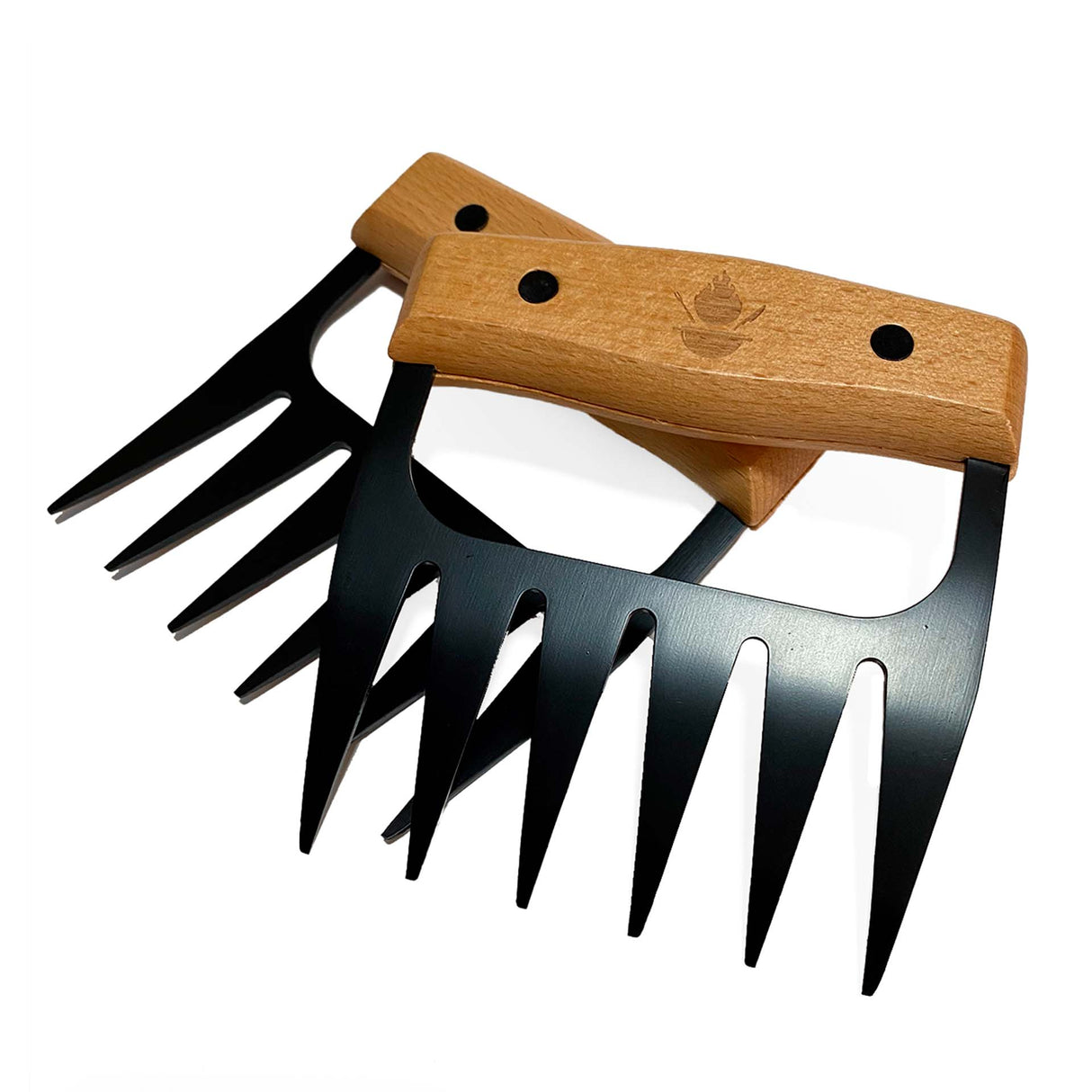 Garras de oso de acero inoxidable Kawi para asados. Desmenuza carne fácilmente (cerdo, pollo, vacuno). Diseño ergonómico y resistente. ¡Compra online y lleva tus asados al siguiente nivel! Envíos a Chile.