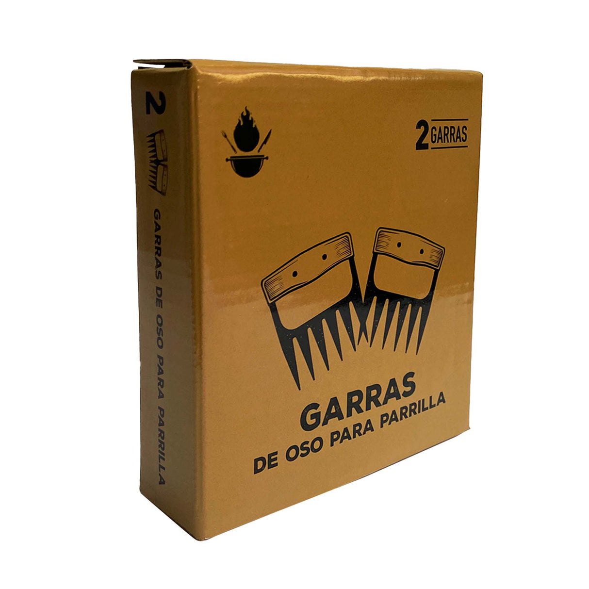 Garras de oso de acero inoxidable Kawi para asados. Desmenuza carne fácilmente (cerdo, pollo, vacuno). Diseño ergonómico y resistente. ¡Compra online y lleva tus asados al siguiente nivel! Envíos a Chile.