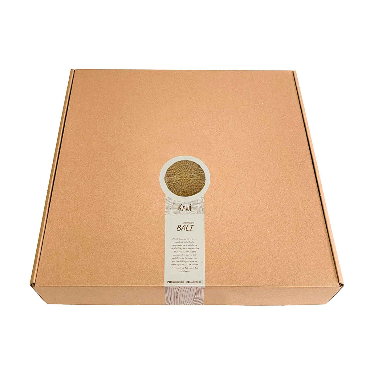 Set de 4 individuales Bali de fibra natural (hierba marina) Kawi. Dale un toque natural y elegante a tu mesa. Redondos, 35cm. ¡Compra online, envío a todo Chile!