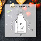 Pechera Jeans Negra con tirantes cuero sintético Unisex