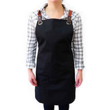 Pechera Canvas modelo Crossback café Unisex
