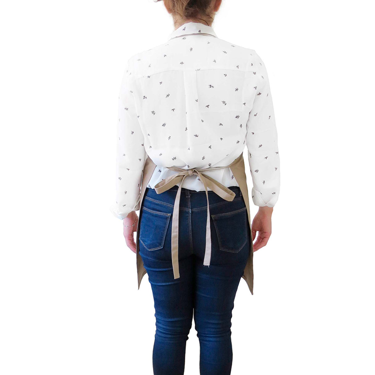 Pechera Clásica Gabardina Khaki Con Hebilla De Bronce Unisex