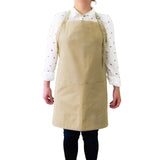 Pechera Clásica Gabardina Khaki Con Hebilla De Bronce Unisex