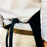 Pechera Clásica Gabardina Khaki Con Hebilla De Bronce Unisex
