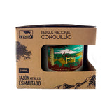 Tazón Mug Acero Esmaltado PN. Conguillío 330ml