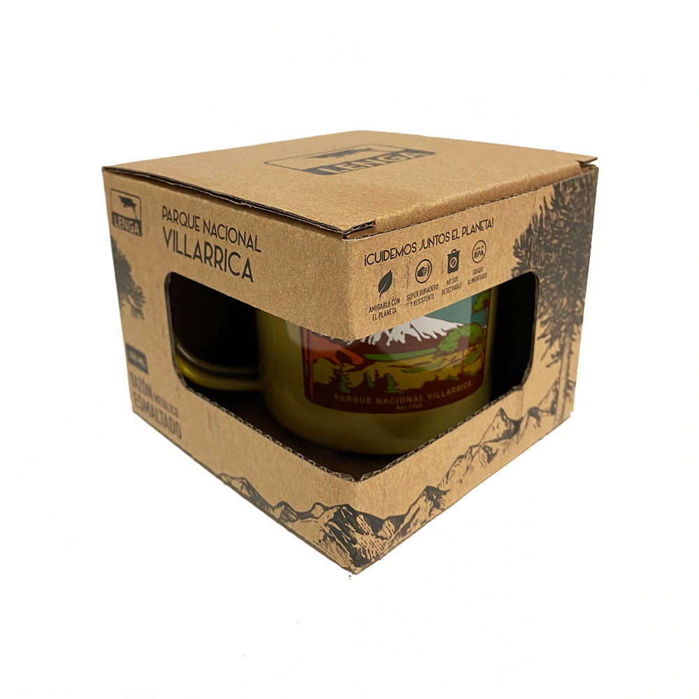 Tazón Mug Acero Esmaltado PN. Villarrica 330ml