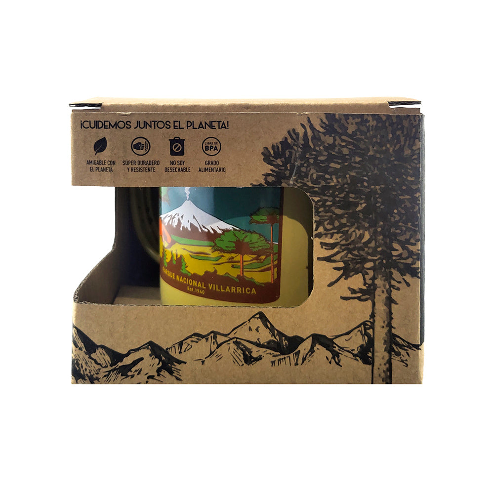 Tazón Mug Acero Esmaltado PN. Villarrica 330ml