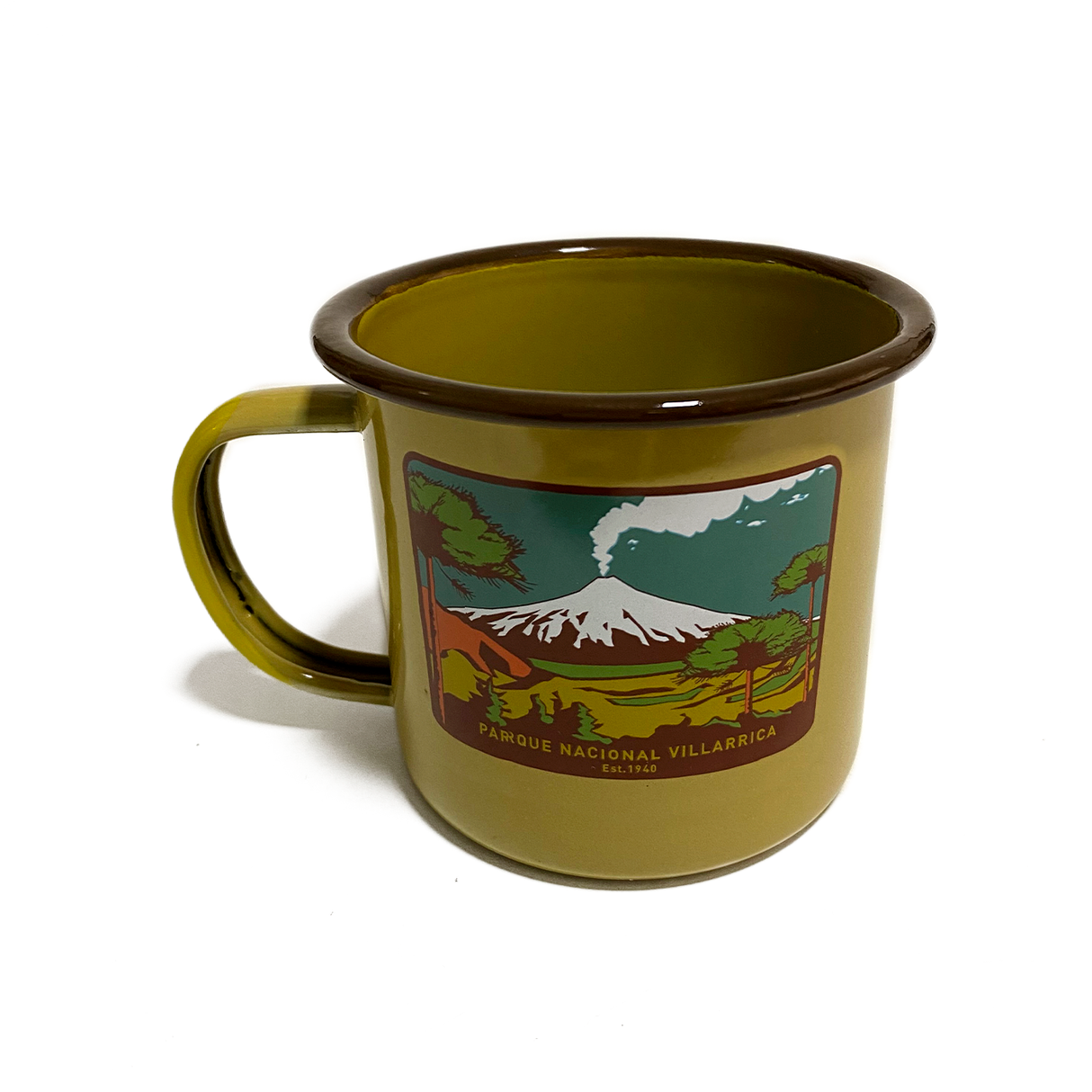 Tazón Mug Acero Esmaltado PN. Villarrica 330ml