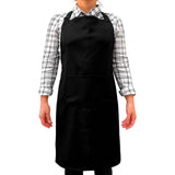 Pechera de gabardina anti-grasa y anti-manchas Kawi, unisex. Protección total en cocina y parrilla. Fácil de limpiar. ¡Compra ahora con envío a todo Chile!